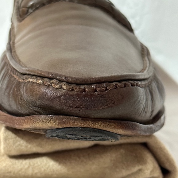 Men’s Bottega Veneta Brown Loafers 41.5 (9 US) - Intrecciato pattern bit - Picture 10 of 13